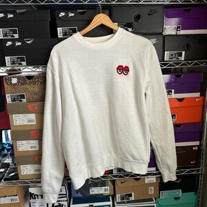 Krooked Skateboards Women's White Sweatshirt